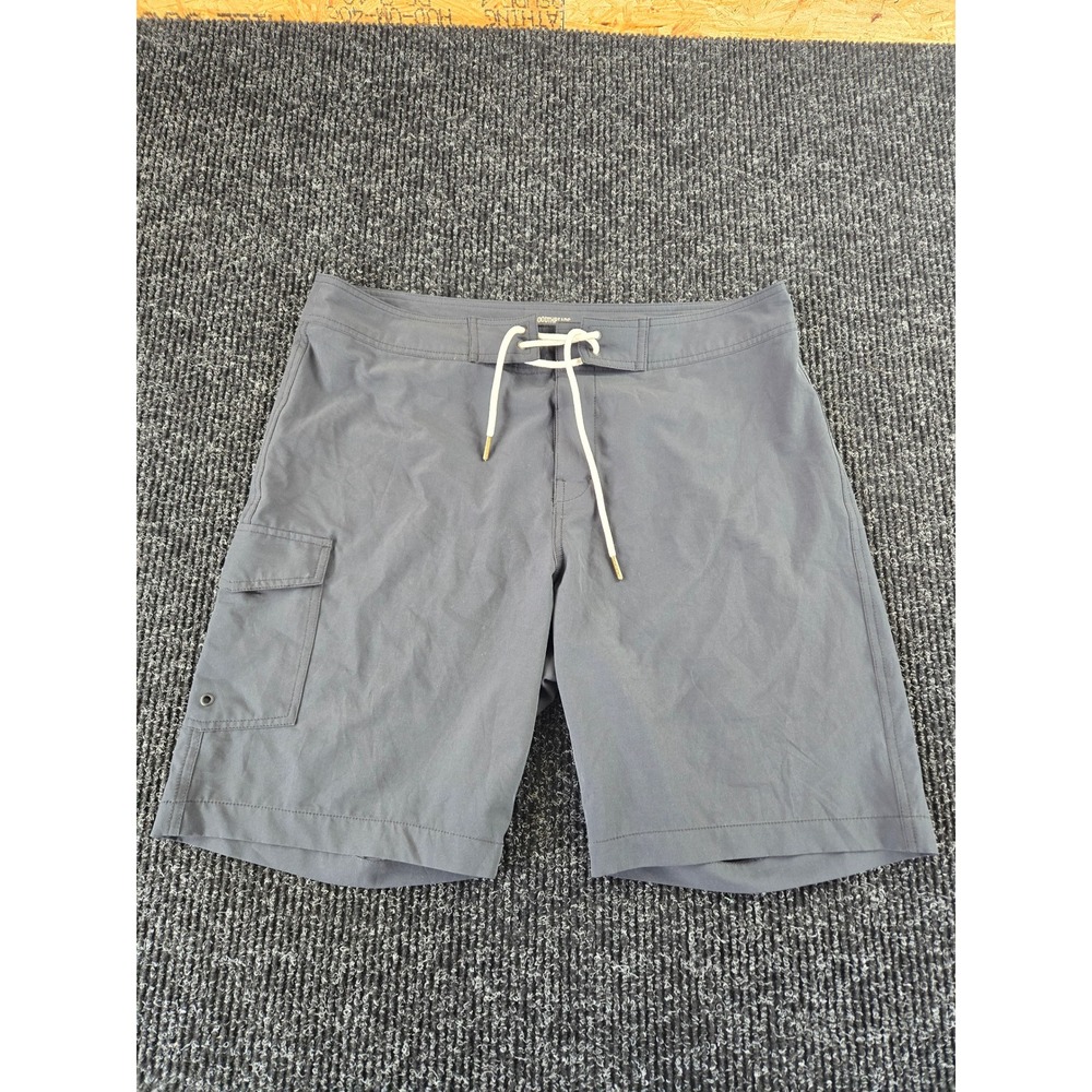 Goodthreads Mens Dark Gray Stretch Cargo‎ Board Shorts Size 36 Swim Trunks